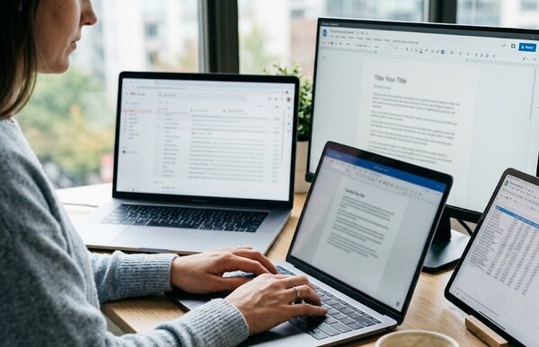 Gemini kết nối làm việc xuyên Gmail Drive Docs trên nhiều màn hình