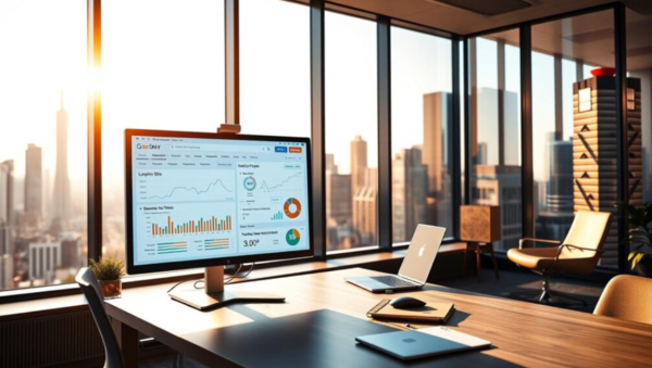 Biểu đồ dữ liệu minh hoạ khả năng hiển thị website trong AI Search