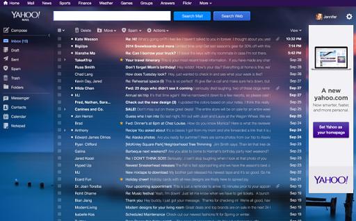 Yahoo! Mail có giao diện mới, nâng cấp dung lượng tương ứng 6000 năm sử dụng