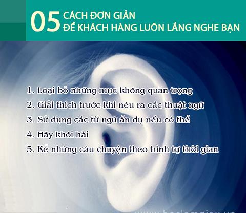 5 cách đơn giản để khách hàng luôn lắng nghe bạn