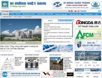 Cổng thông tin điện tử Xi măng Việt Nam